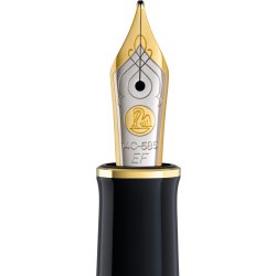 Pelikan Souverän 400 Reservoarpenna, EF, svart/blå