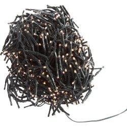 Cluster Ljusslinga m/600 LED, 12m, varm vit