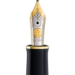 Pelikan Souverän 600 Reservoarpenna, B, svart/blå