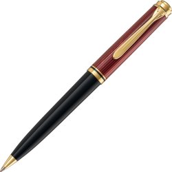 Pelikan Souverän 600 Kulspetspenna, svart/röd