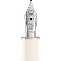 Pelikan Souverän 405 Reservoarpenna, EF, vit