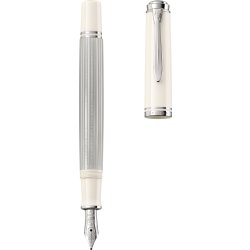 Pelikan Souverän 405 Reservoarpenna, M, vit