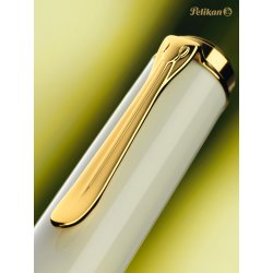 Pelikan Souverän 400 Reservoarpenna, F, tort.vit