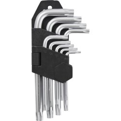 Probuilder Stiftnyckelsats Torx 9 st.