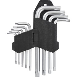 Probuilder Stiftnyckelsats Torx 9 st.