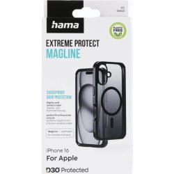 Hama Mobile Cover Protect Iphone 16 MagCase, svart
