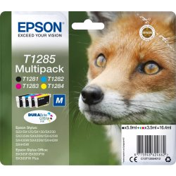 Bläckpatron Epson Nr. T1285/C13T12854012 Flerpack