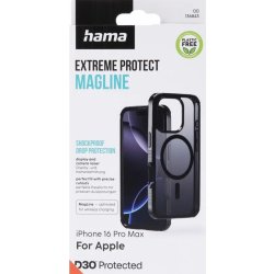 Hama Mobilskal Iphone 16 Pro Max MagCase, svart