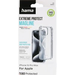 Hama Mobilskal Iphone 16 Pro Max MC, transparent