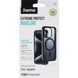 Hama Mobilskal Iphone 15 Pro MagCase, svart