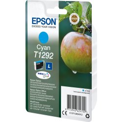 Epson nr T1292/C13T12924012 bläckpatron, cyan, 440