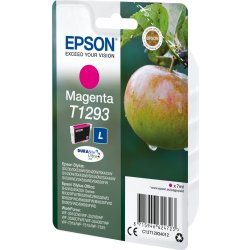 Bläckpatron Epson T1293/C13T12934012 Röd 440 sidor