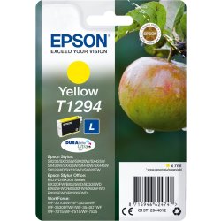 Bläckpatron Epson T1294/C13T12944012 Gul 440 sidor