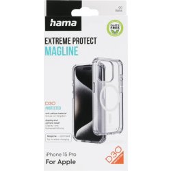 Hama Mobilskal Iphone 15 Pro MagCase, transparent