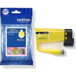 Brother LC527XLY bläckpatroner, 2K, gul