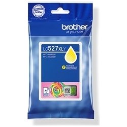 Brother LC527XLY bläckpatroner, 2K, gul