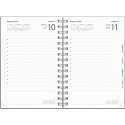 Burde 2026 Kalender, Dagbok Textile, Blå