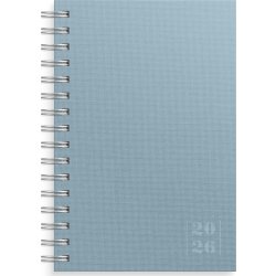 Burde 2026 Kalender, Dagbok Textile, Blå