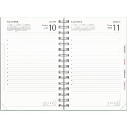 Burde 2026 Kalender, Dagbok Textile, Grön