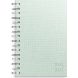 Burde 2026 Kalender, Dagbok Textile, Grön