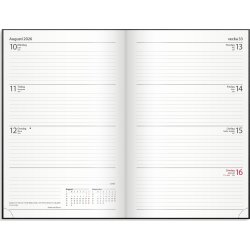 Burde 2026 Dagbokskalender, Svart