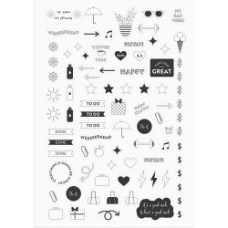 Burde 2026 Kalender, Doodle B5