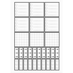 Burde 2026 Kalender, Doodle B5
