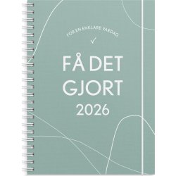 Burde 2026 Kalender, Få det gjort, Grön