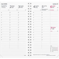 Burde 2026 Kalender, Interplano II refill