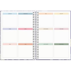 Burde 2026 Kalender, Life Organizer, Blå