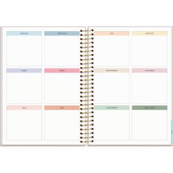 Burde 2026 Kalender, Life Organizer, Rosa