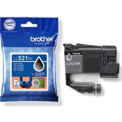 Brother LC521BK bläckpatron, svart