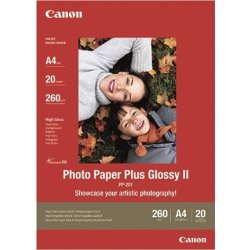 Canon PP-201 blankt fotopapper, A4 / 260 g / 20 st