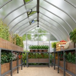 Palram Canopia Bella Växthus, 6 m2, silver