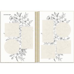 Burde 2026 Kalender, Life Planner, Bloom