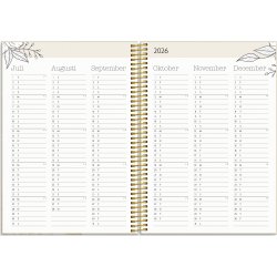 Burde 2026 Kalender, Life Planner, Bloom