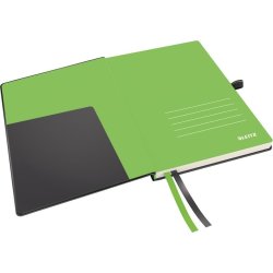 Leitz Complete anteckningsbok A4, rutat, svart