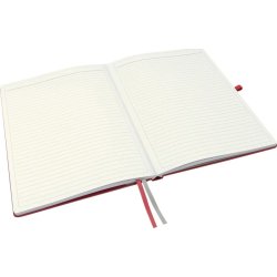 Leitz Complete anteckningsbok A4, linjerat, röd