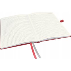 Leitz Complete anteckningsbok A5, rutat, röd