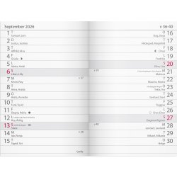 Burde 2026 Kalender, Lilla Fick, Kartong, Blå