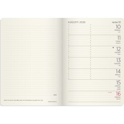 Burde 2026 Liten veckokalender Forma Deluxe brun