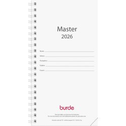 Burde 2026 Kalender, Master Refill