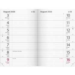 Burde 2026 Kalender Maxinote, Kartong, Blå