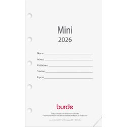 Burde 2026 Kalendersats, Mini