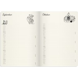 Burde 2026 Kalender, Mumin A5