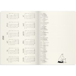 Burde 2026 Kalender, Mumin A5