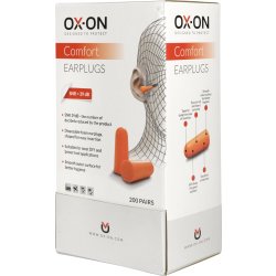 OX-ON Öronproppar Comfort, 39 dB, 200 par