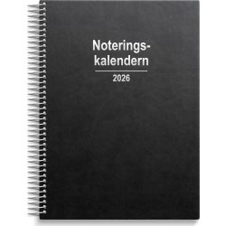 Burde 2026 Noteringskalendern, Konstläder, Svart