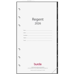 Burde 2026 Kalender, Regent Grundsats