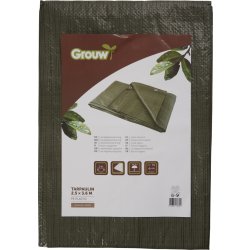 Grouw presenning, lättvikt, 2,5 x 3,6 m.